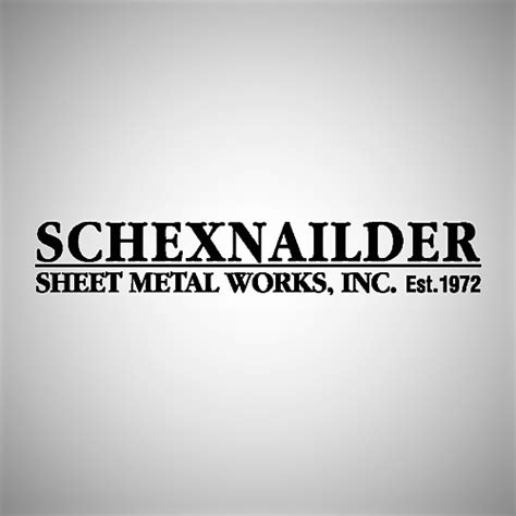 schexnailder sheet metal|Schexnailder Sheet Metal Work.